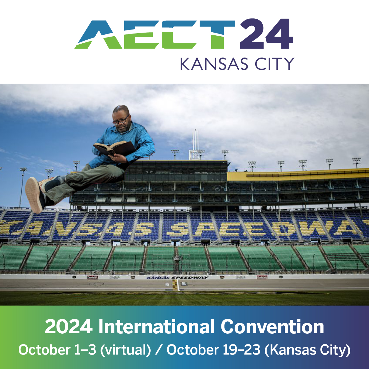AECT's tweet photo. For our #AECT24 racing fans, the Kansas Speedway is a must-visit! This 1.5-mile tri-oval intermediate speedway has hosted a variety of racing series, including NASCAR, IndyCar, and the IMSA SportsCar Championship. #WhereIsTutaleni

https://t.co/IVovVz1Hdh https://t.co/XLKSEAISLA
