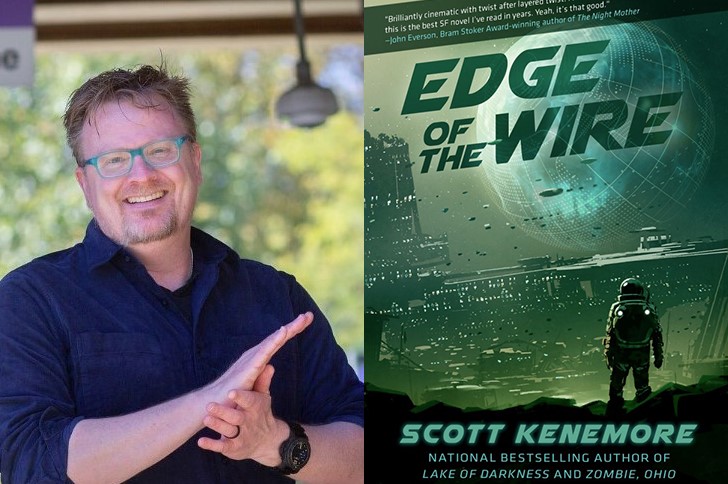 Tomorrow's the day, #Chicagoland #horror fans! Join me at <a href="/Bucketoblood/">Bucket O'Blood</a> on Thursday, July 25, at 6:30pm for the reading/signing for my new "space horror" novel EDGE OF THE WIRE!