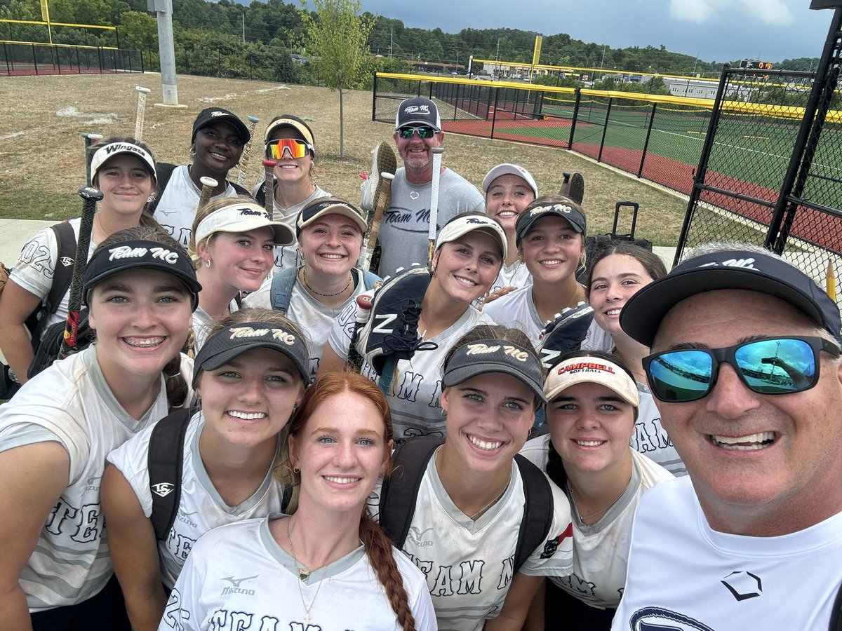 USA Softball Nationals 
Pool GM 1
VA Rock Gold Ward 0
Team NC 6
<a href="/e_andrews2025/">Elizabeth Andrews</a> w/ the 2 run💣 
<a href="/99_jailyn/">Jailyn Thomas</a> <a href="/ABShulenburger/">Arabelle Shulenburger</a> combine for the complete game shutout in the ⭕️ 

Pool GM 2
Indiana Gators Burns 1
Team NC 13
<a href="/LexiKirby2025/">Lexi Kirby</a> w/ the 3 run💣 

Wrap up pool play tomorrow @ 1pm