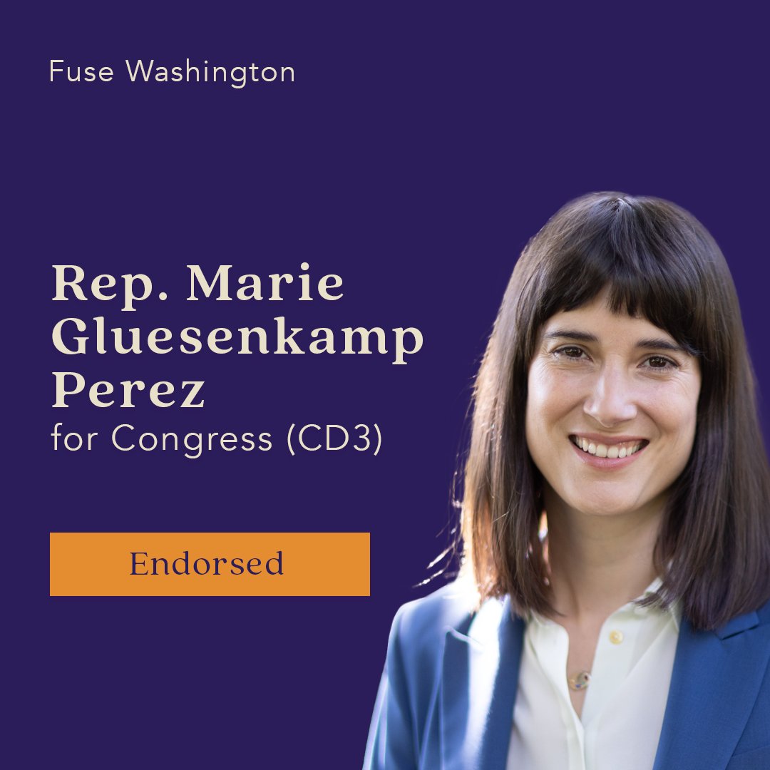 FuseWA's tweet photo. With ballots in the hands of voters, we wanted to share out list of endorsed candidates for this primary election!

- @BobFergusonAG for Governor
- @PramilaJayapal for Congress (7th CD)
- @MGPforCongress for Congress (3rd CD)
- @DaveUpthegrove for Public Lands Commissioner https://t.co/zOA0iUej6g