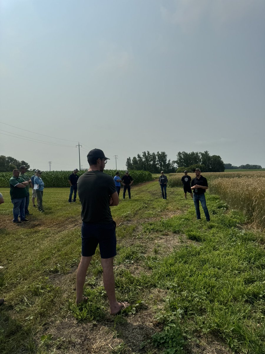 chadyanchycki's tweet photo. First tour of the day was my @FPGenetics  Key Partner tour. A great chance to talk current and future genetics with our Shareholders. Keep an eye out for some new varieties coming soon! #AACWalsh #AACWalkerVB #CDCByer #CDCWestgate #FarmingWins https://t.co/Y7l5n00i3D