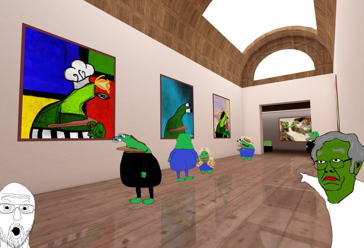 Meme art connoisseurs are captivated by our Borpacasso collection. Check it out at borpa.art.

Fun fact: <a href="/PippaPaints/">Pippa</a> managed to finish the collection with her index finger after losing her apple pencil.