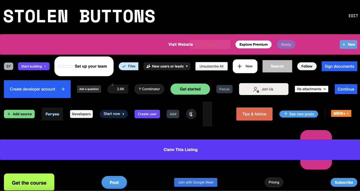 Loving Button Stealer by <a href="/anatolyzenkov/">Anatoly Zenkov</a> - It steals one button from each site you visit. Here's my stash...

chromewebstore.google.com/detail/button-…