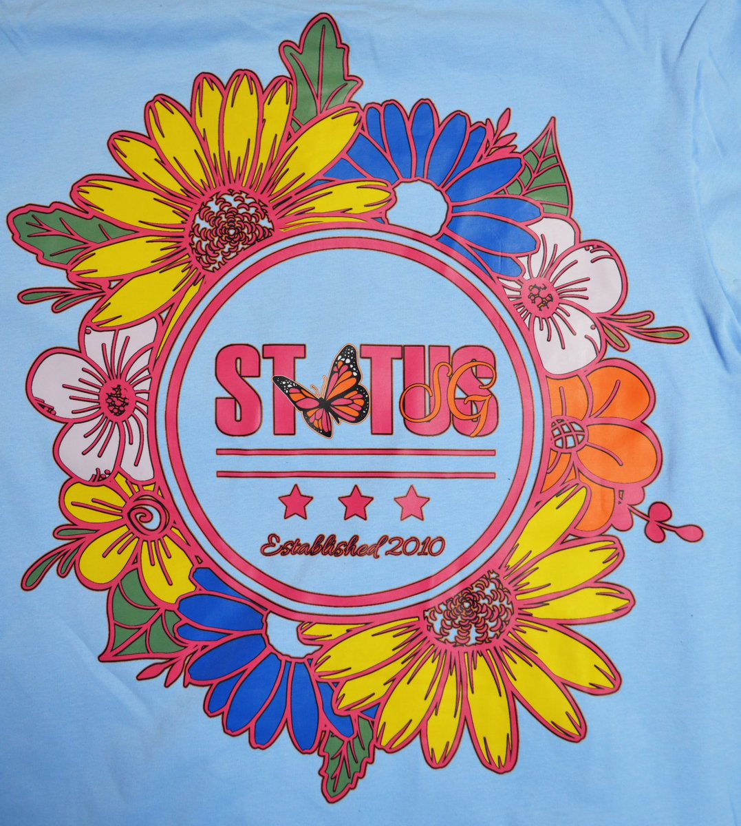I’ve been working on some new ideas and designs, “Way of Life” Flowers tee available at statusappareldc.com/product-page/w….