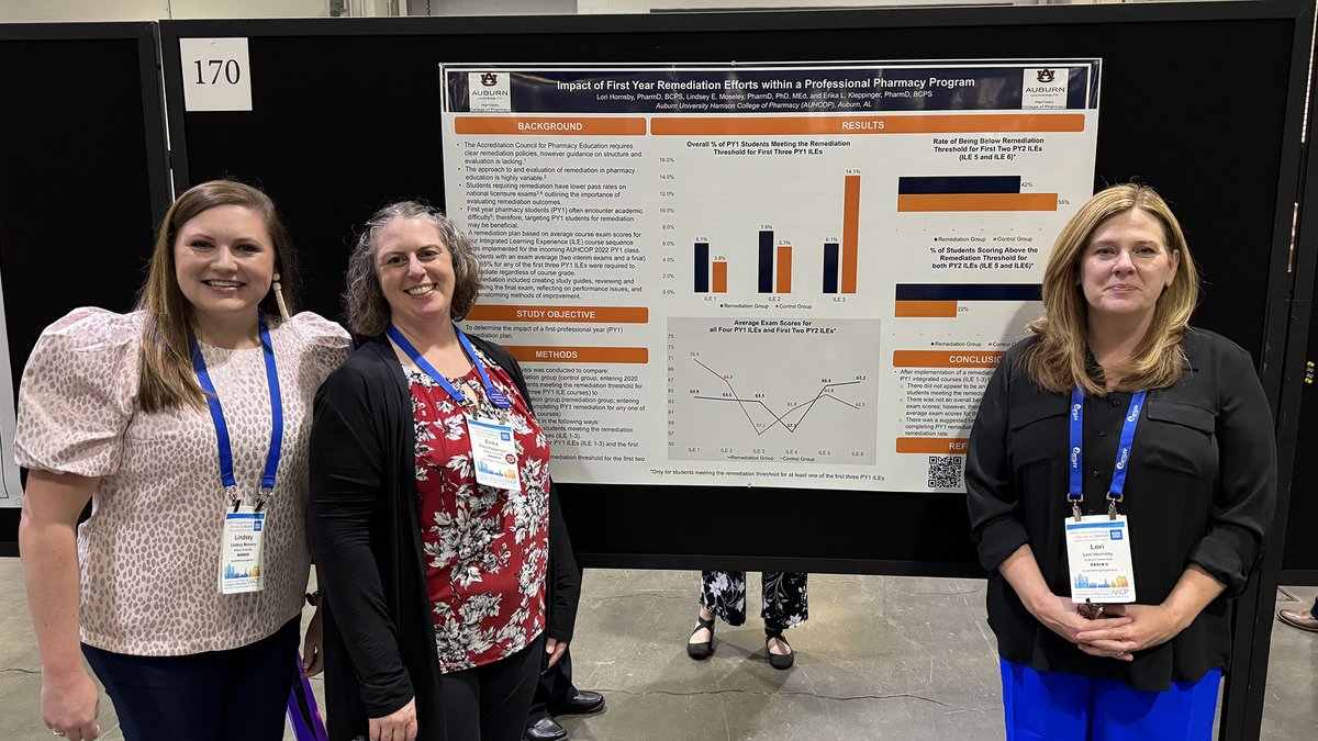 auhcop's tweet photo. We had an amazing time in Boston! Exciting to cap off a great #PharmEd24 and seeing all the great work by HCOP faculty at the @aacpharmacy Annual Meeting.

Looking forward to next year! #WarEagle https://t.co/QLkrjeeFel