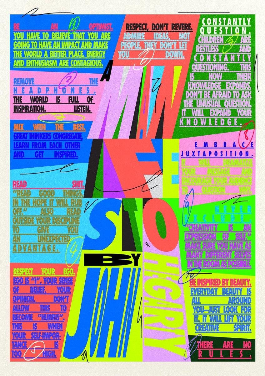 Sir John Hegarty's creative manifesto

via Kris Andrew Small + WeTransfer