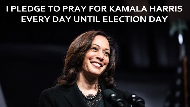 We all know <a href="/KamalaHarris/">Kamala Harris</a> will face intense scrutiny and be a target of racism and sexism from the Trump campaign and MAGA every day. Please take our pledge to pray for her and the election every day! 
#Christians4Kamala #harris2024 christiandemocratsofamerica.org/christians-for…