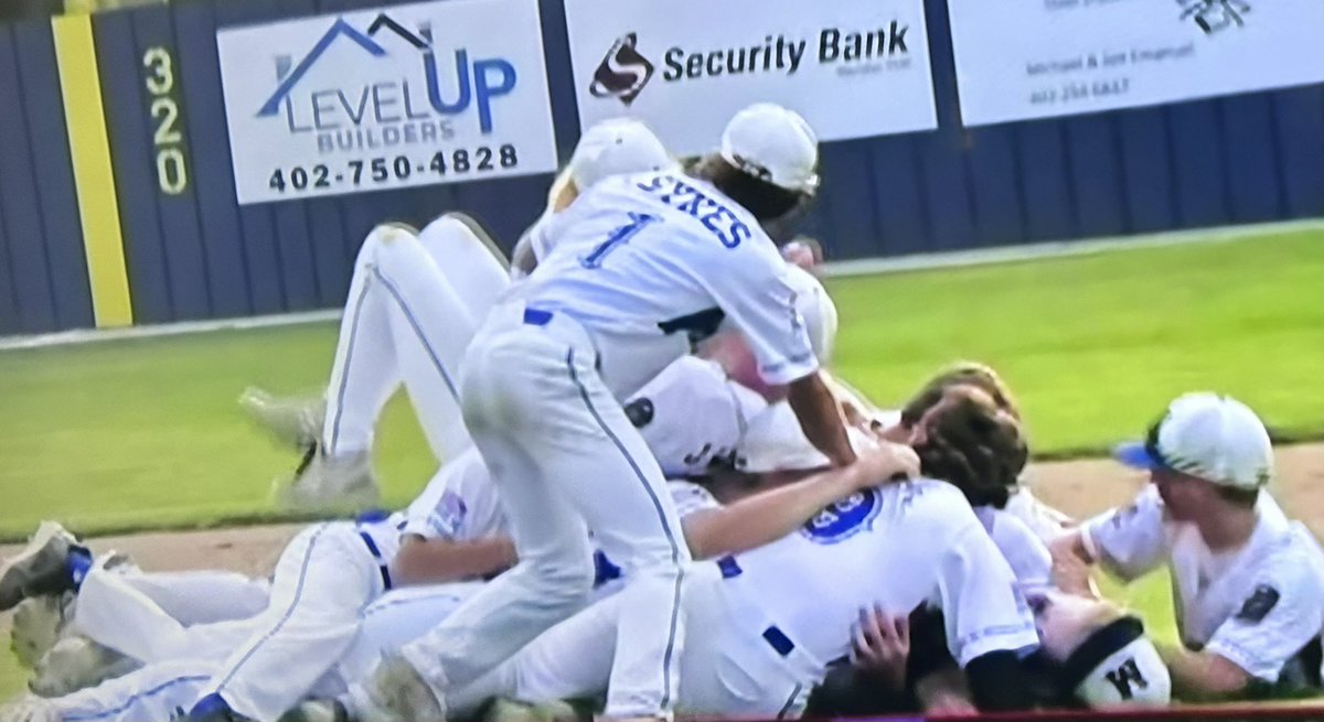 Malcolm Baseball (@malcolmbaseball) on Twitter photo STATE CHAMPS!!!
That’s a three-peat for the Malcolm Juniors.
3-1 final over Hartington.
<a href="/carsonjfrank8/">Carson Frank</a> goes the distance in a an 8-inning thriller. Not only did he get the ‘W’, he also had the game winning RBI.
#nebpreps STATE CHAMPS!!!
That’s a three-peat for the Malcolm Juniors.
3-1 final over Hartington.
<a href="/carsonjfrank8/">Carson Frank</a> goes the distance in a an 8-inning thriller. Not only did he get the ‘W’, he also had the game winning RBI.
#nebpreps