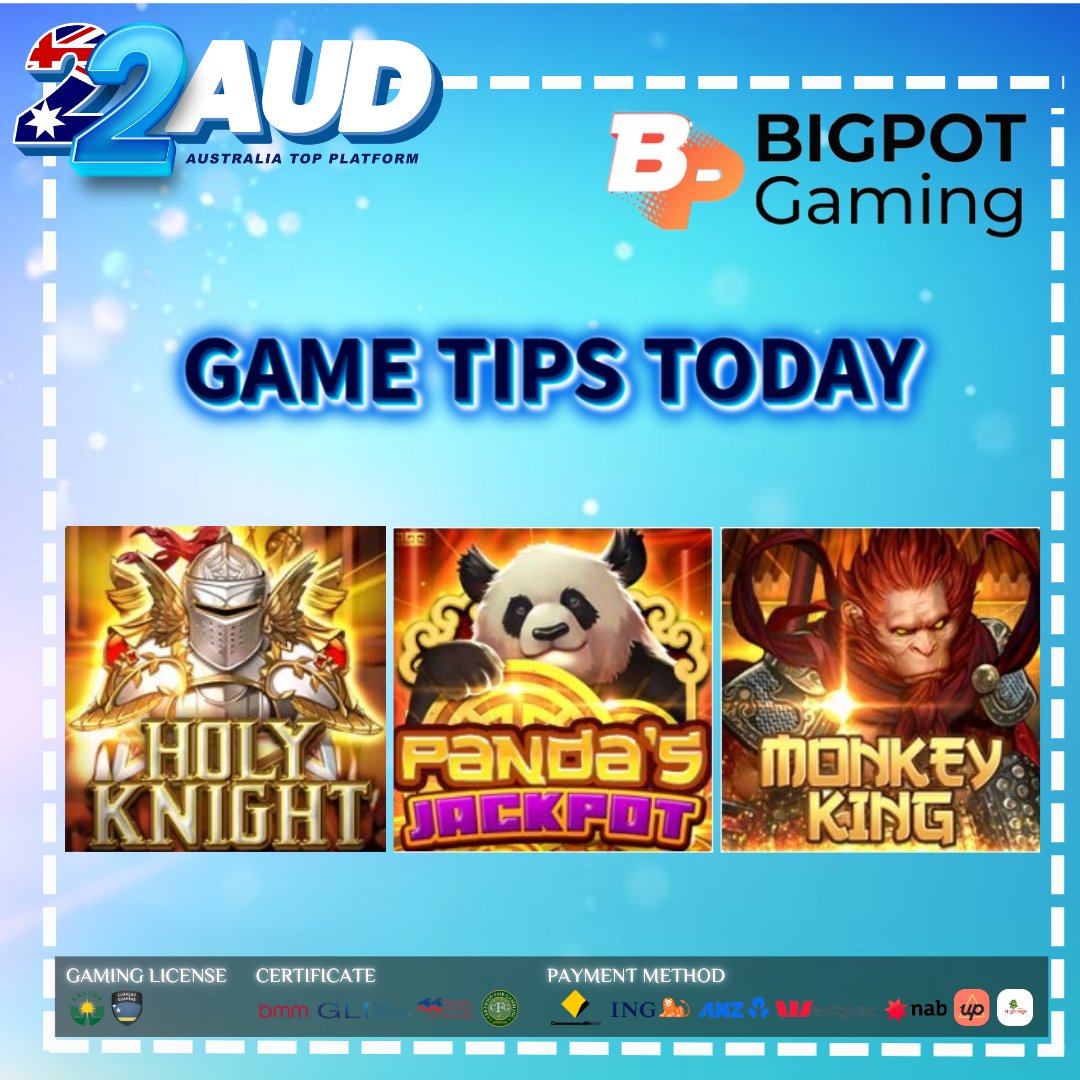 22aud_online's tweet photo. 🚩🚩🚩🚩🚩

 🚨HOT GAME TIPS 🚨

💸 WINNING &amp; JACKPOT RATE 💸

🗝PLATFORM: BigPot 🗝

👑- HOLY KNIGHT         (83.53%)
👑- PANDA'S JACKPOT(84.21%)
👑- MONKEY KING        (83.59%)

🔗🔗🔗🔗🌟 https://t.co/DxPZ2BuCca
🍏📱: https://t.co/1ZMlsAoM9t https://t.co/YT9gLpIM5N