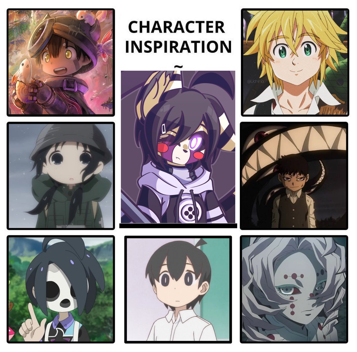 Mothrive_01's tweet photo. Algunos personajes que me sirvieron de inspiración para mis oc's https://t.co/7VlQktaTGK