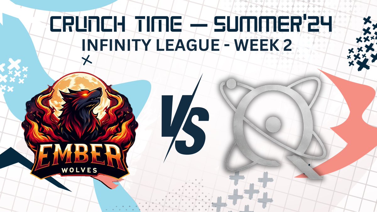 CrunchTimeGG's tweet image. We are now live on twitch.tv/crunchtimegg for Week 2 of @CrunchTimeGG’s Infinity League where Ember Wolves face off versus Quantum Order in a Bo3!

Tune in now!!!

🎙️:
@Orbital_Casting 
@IcefireideCasts 

🎥:
@ChippyG4 

#ITSCRUNCHTIME