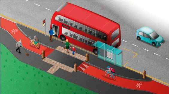 CammysCreations's tweet photo. @cllrsdarling A raised crossway in the centre, slowing bikers down , And allowing level boarding are things that should be a staple of all urban design going forward. If there was better cycling infrastructure in Torbay away from roads there would also be less need for FBS, so pls consider https://t.co/P9ZV5bVobB