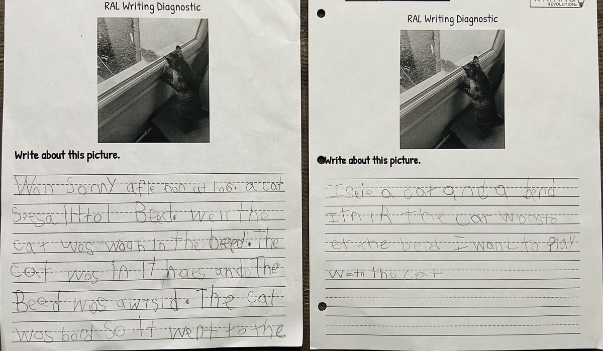 LdsbMsgray's tweet photo. Look at these incredible improvements in writing skills in our before &amp; after diagnostic data - showcasing the impact of targeted and explicit writing instruction to improve Ss writing skills in just a couple weeks #literacy @ReadALotLDSB @TheWritingRevol @MollyBrant_LDSB https://t.co/O9BWHObyR3