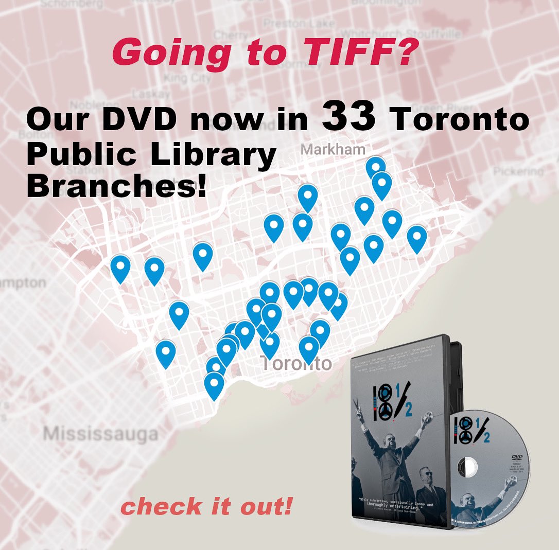 Going to #TIFF? Can’t get tickets? Go to <a href="/torontolibrary/">Toronto Public Library</a> instead and watch the #CertifiedFresh <a href="/18andAHalf/">18andAHalf</a> instead! Just in time for #50thAnniversaryofNixonsResignation on Aug 8. #Nixon #Watergate Tnx to <a href="/mvdentgroup/">MVD Entertainment</a> &amp; #Toronto! #Relay