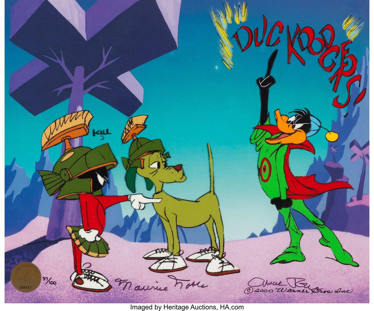 WilTito's tweet photo. Happy Birthday to several iconic Looney Tunes characters!
First is that little would be world conquer and his dog, Marvin the Martin and K9!
#looneytunes #merriemelodies #marvinthemartin #k9 #marvin #martin #mars #bugsbunny #daffyduck #duckdodgers #commanderx2 https://t.co/9hJiWcZUJ0