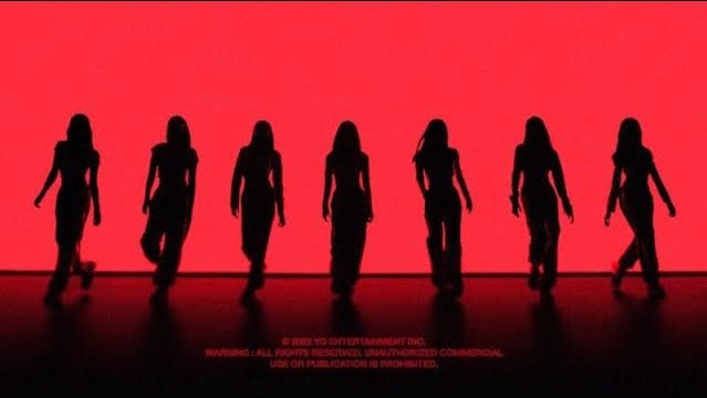 ahyesure's tweet image. the way babymonster barely debuted but they already got all these groups copying them is crazy