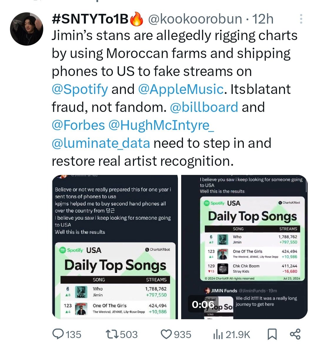 pjm__report's tweet photo. REPORTE MASIVO 🚨
fans de 🐰 están creando campañas de desinformación y etiquetando a plataformas o medios importantes e incluso se están asociando a otros fandoms para atacar a 🐥, vayan a reportar urgente 
-https://t.co/AAbjdmwNDS
-https://t.co/UAaths6tvr https://t.co/c4khKdqzdw