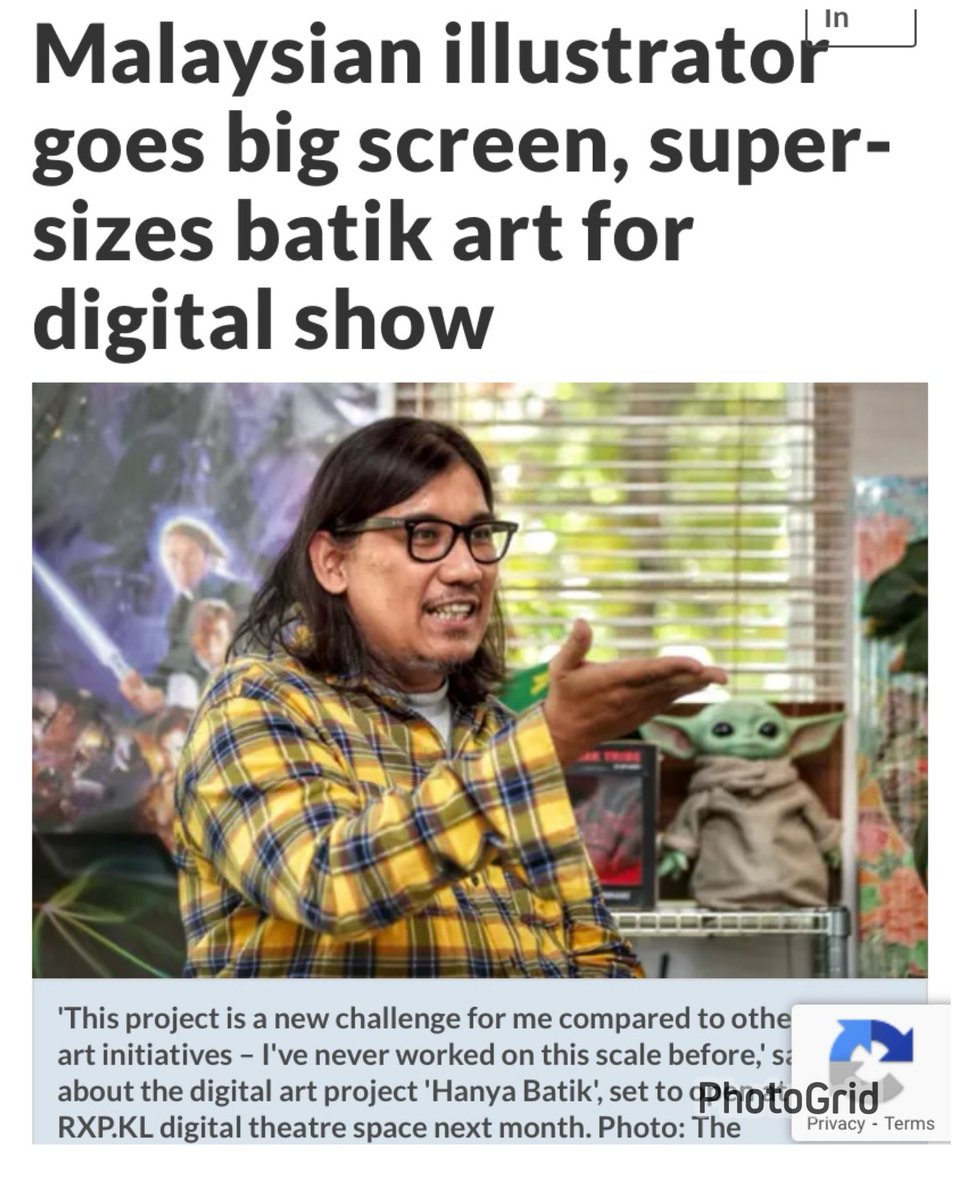 Alhamdulillah, I’d never thought this could happen in a million years! 
My batik-inspired journey continues…
Coming soon in August; an immersive animated Batik show at REX.KL✨
Read the article here 👇: thestar.com.my/lifestyle/cult…