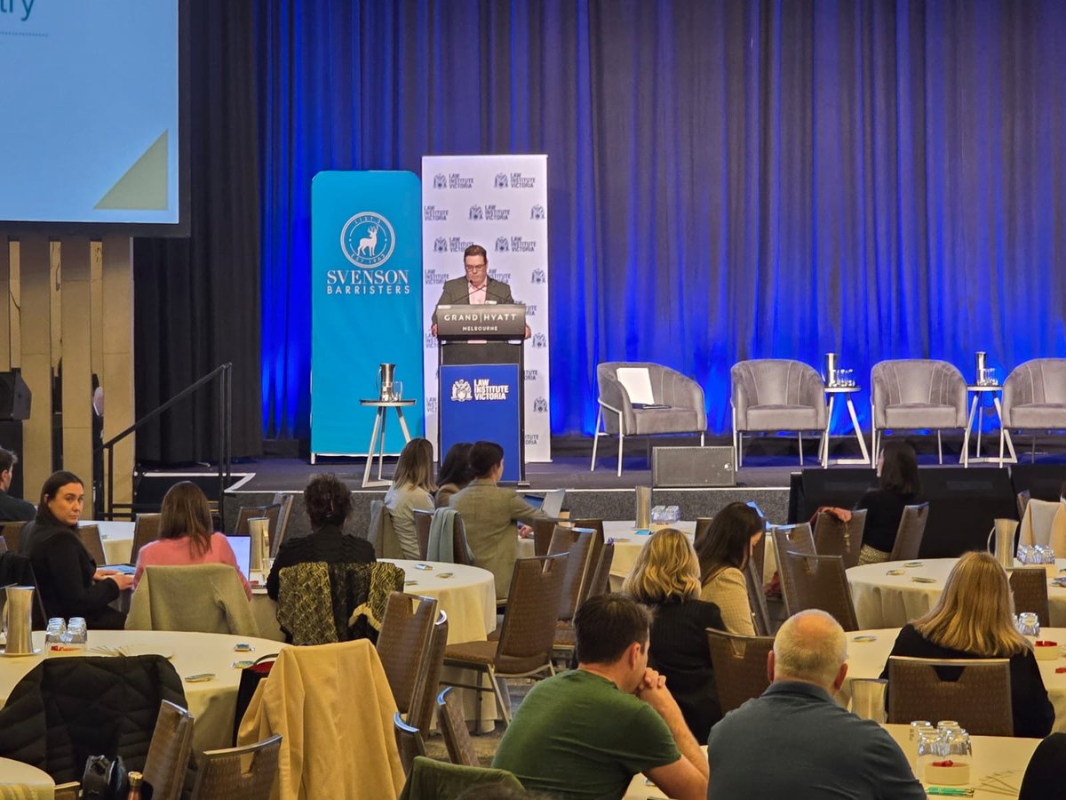 yourLIV's tweet photo. It is all happening at the 2024 LIV Criminal Law Conference!
LIV Chief Executive, Adam Awty has kicked us off as we take a deep dive into essential updates and practical insights on recent and imminent reforms for criminal practitioners.
#LIVPosts #AusLaw #VicLaw #Law #Lawyer https://t.co/cXXLjYFhRw