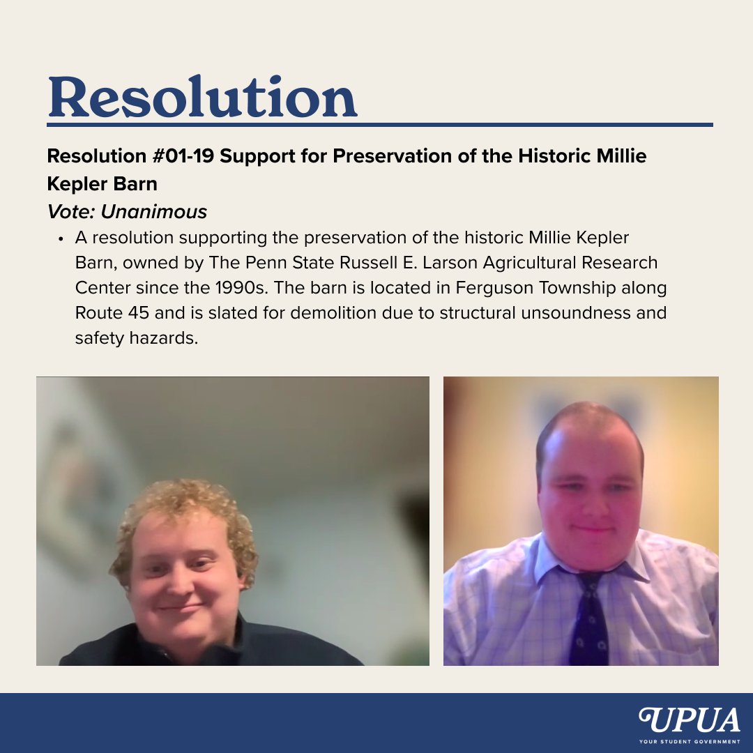 University Park Undergraduate Association tweet media