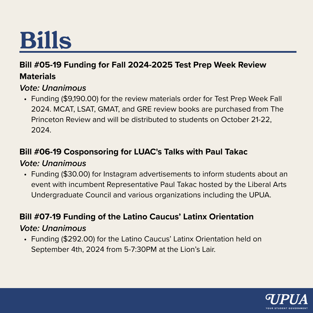 University Park Undergraduate Association tweet media