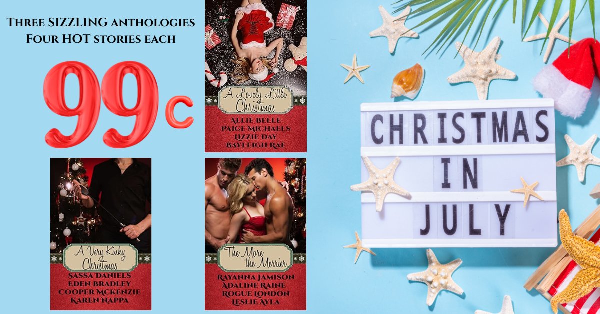 A Lovely Little Christmas for books2read.com/u/m27yZG
Double The Fun
books2read.com/u/mByLZZA Very Kinky Christmas
books2read.com/u/bp9VDX
Preorder Daddy's Naughty List  books2read.com/DaddysNaughtyL…
#booksale #readerscommunity #christmasspecial