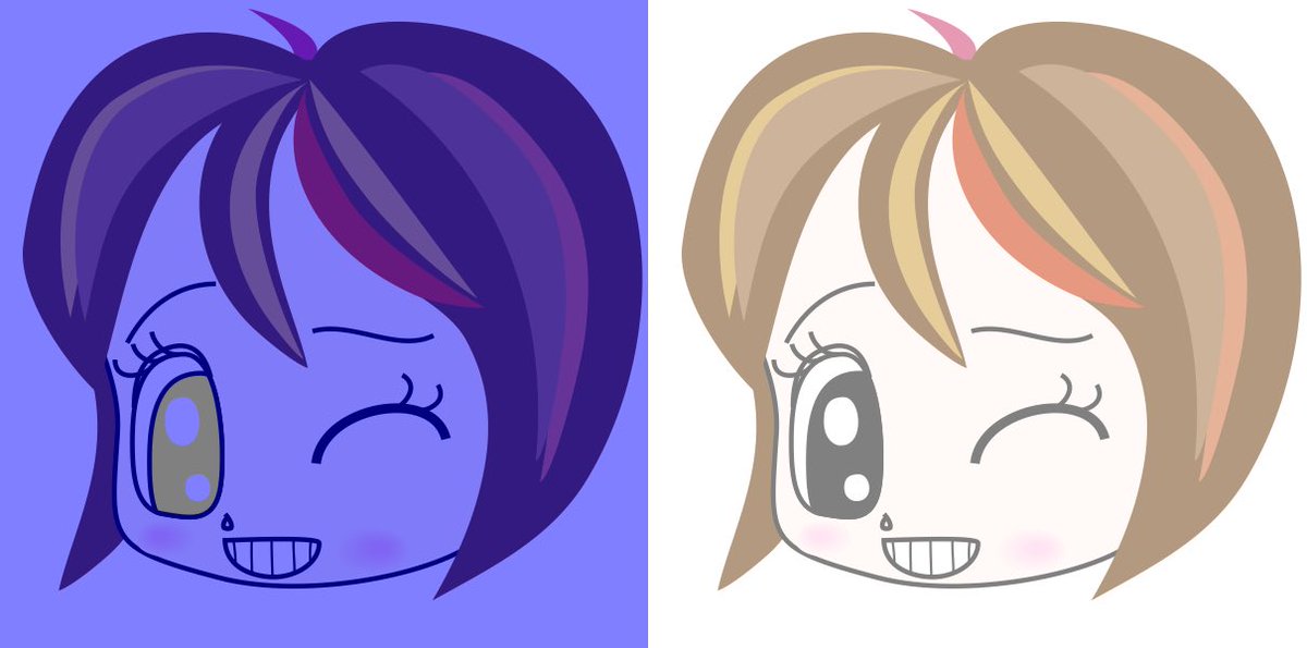 AkiyoshiKitaoka's tweet photo. "Yellow vs. black eyes"
The eye in the left face appears yellowish while that in the right face appear blackish, though they are the same color (R128, G128, B128). https://t.co/FBposMKIED