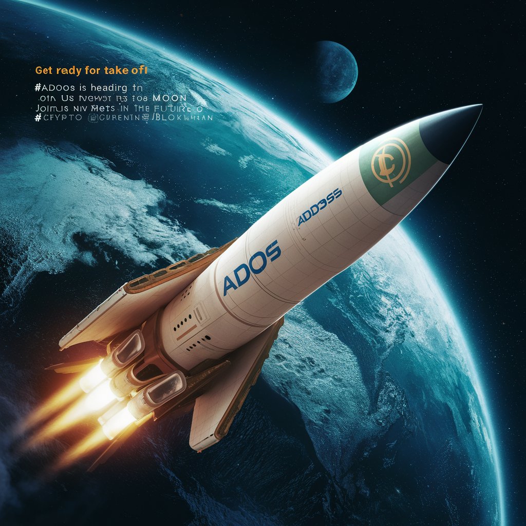 AdosToken's tweet photo. "Get ready for takeoff 🚀 ! #Adoos is heading to the moon 🌕. Join us now and invest in the future of digital currency. #Crypto #Investment #BlockchainRevolution https://t.co/bYfDhA8VcX
