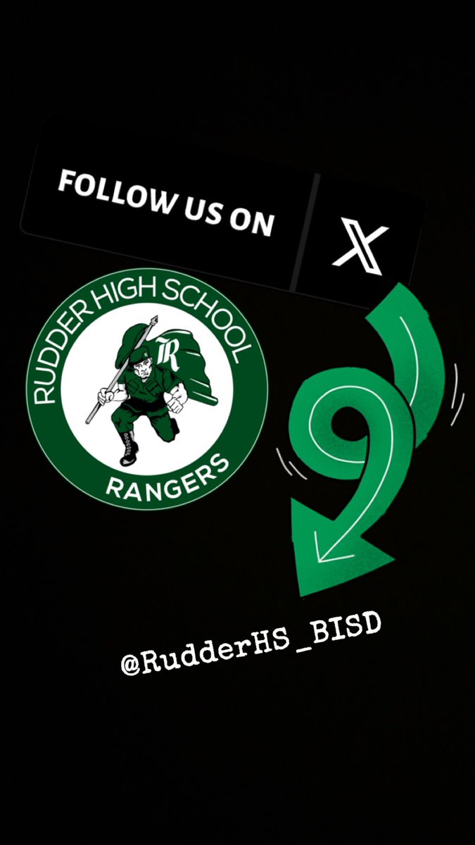 RudderHS_BISD's tweet image. Don’t just like our posts! Follow us so you don’t miss anything! @BryanISD #alwaysreal #offeringmore @GCarrabineBryan