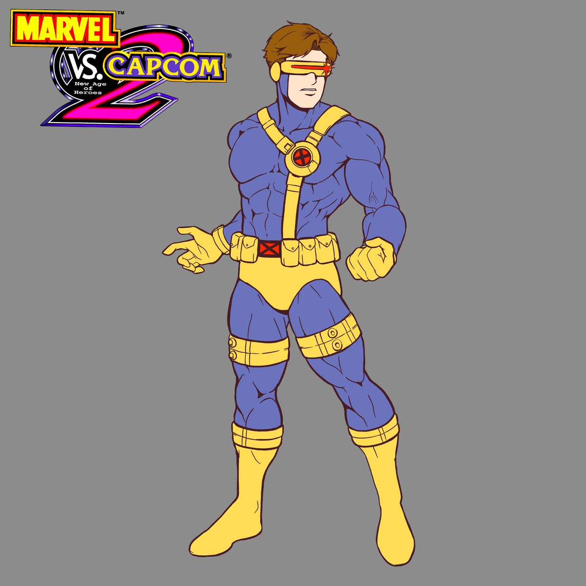 Art0408Spoon's tweet photo. #RedrawMvC2 My Cyclops! What an awesome collab to be a part of https://t.co/Y78OudV9pi