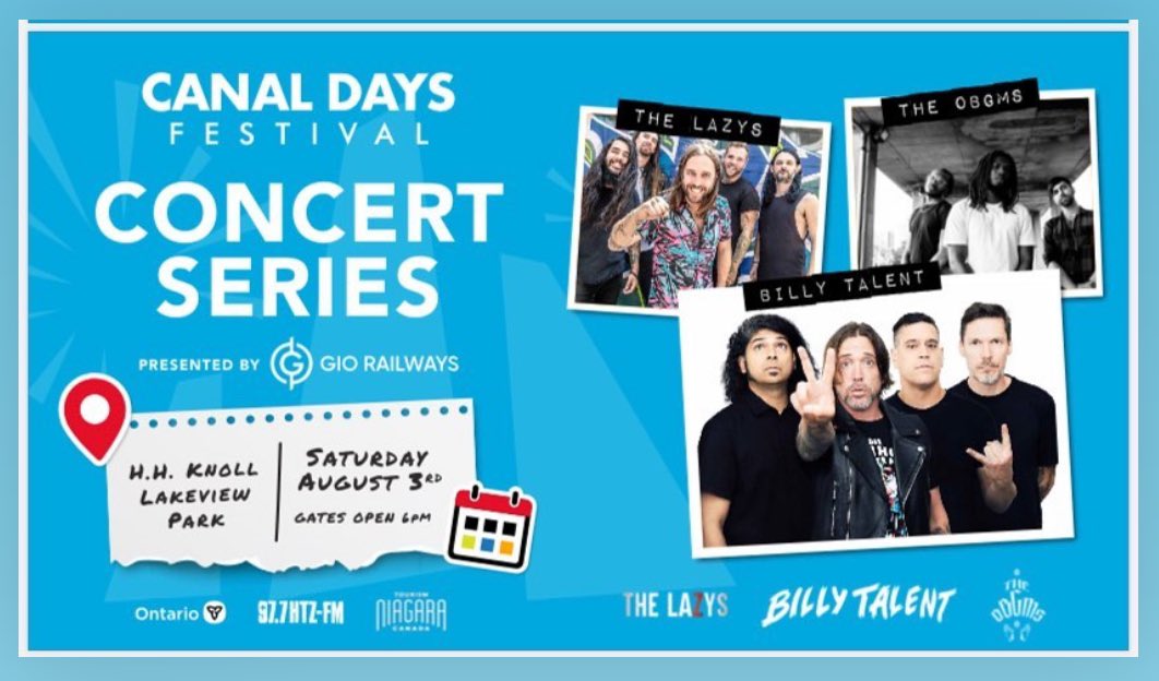 DECM Group (@decmgroup) on Twitter photo The Lazys LIVE at Canal Days August 3rd! For more info visit: canaldays.ca #thelazys #canaldays <a href="/CanalDaysPC/">Canal Days Marine Heritage Festival</a> The Lazys LIVE at Canal Days August 3rd! For more info visit: canaldays.ca #thelazys #canaldays <a href="/CanalDaysPC/">Canal Days Marine Heritage Festival</a>