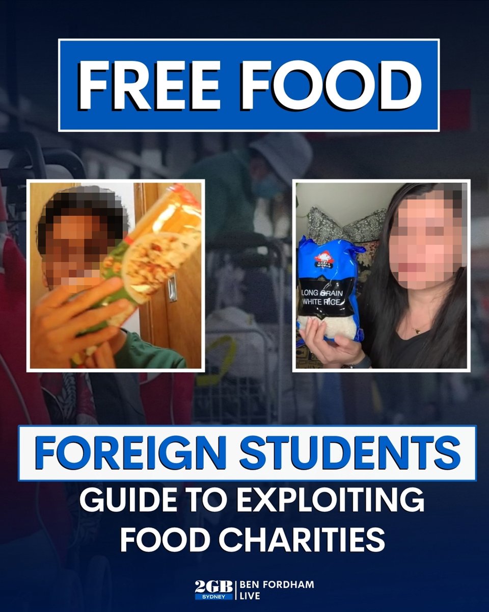 Overseas students are taking advantage of food charities. 😳

Many are getting their weekly groceries from charity and releasing how-to guides on taking advantage of the system. 

MORE: brnw.ch/21wLtL7