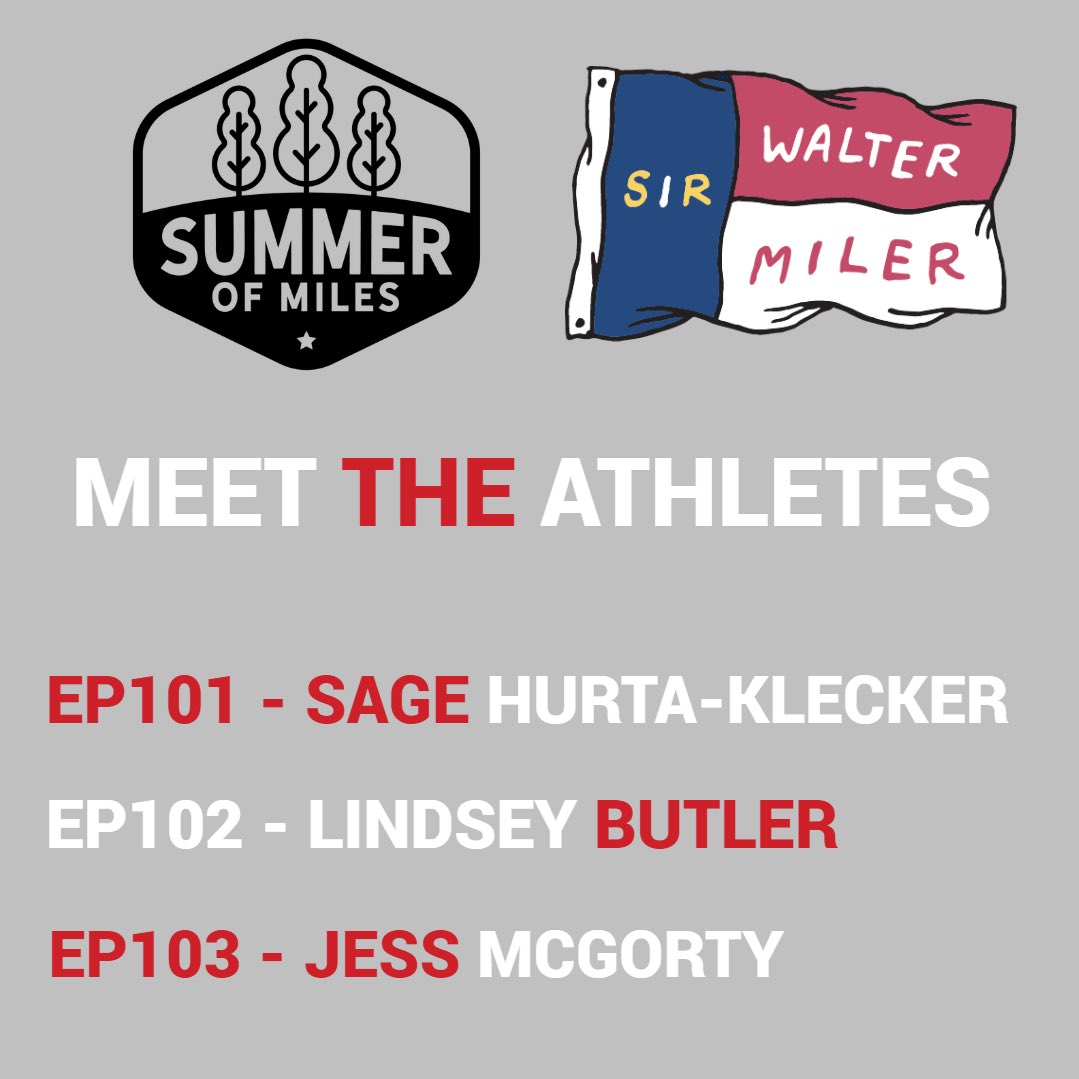 SummerOfMiles's tweet image. The 2024 @SirWalterMiler is upon us, and we have three minisodes from athletes from the Women's Elite field below (and wherever you get your podcasts)!
summerofmiles.com/2024-sir-walte…