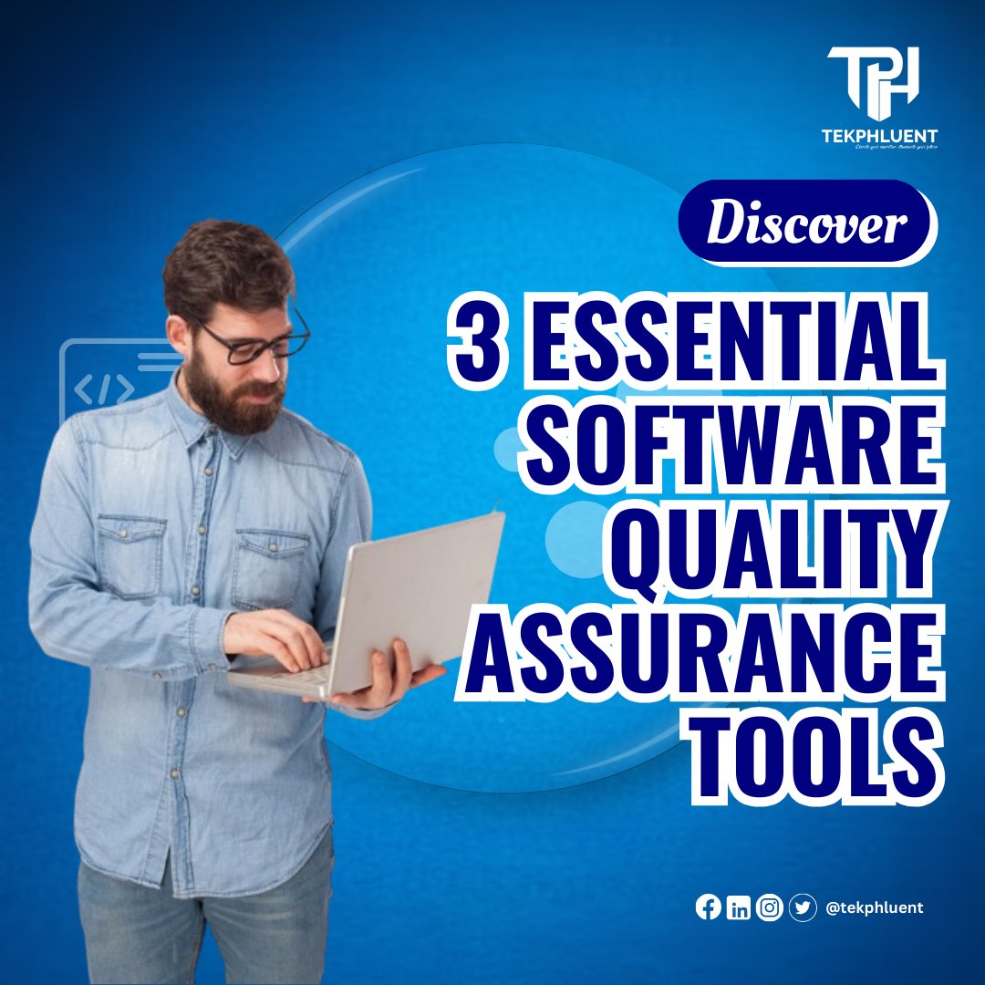 tekphluent's tweet image. Discover 3 essential Software QA tools to streamline your testing process and boost software quality!

#SoftwareQA #QATools #TechPhluent