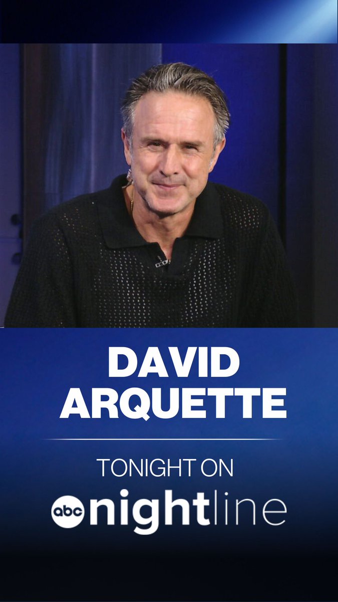 TONIGHT ON #NIGHTLINE: From businessman to wrestler to actor, David Arquette wears many hats. 

He joins @Ashan on-set to discuss starring in his new film #TheGoodHalf. Arquette plays the stepdad of two kids — Brittney Snow &amp; Nick Jonas —who are grieving the loss of their mother.