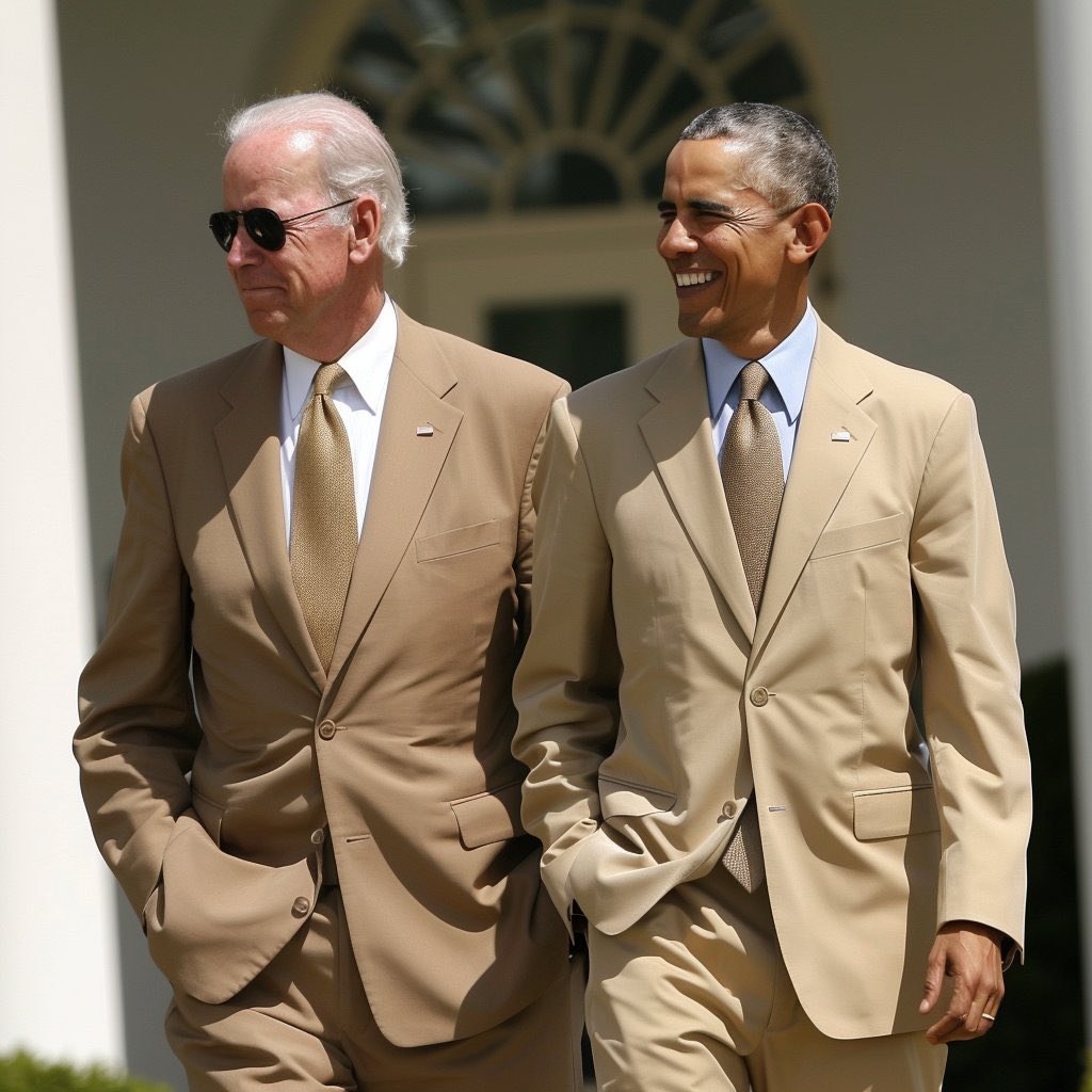 The tan suit shade! 🔥