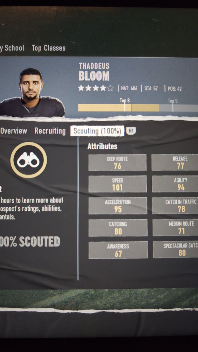 ChanDaManGaming's tweet photo. Ummmm anyone else see a 100+ speed receiver yet in @EACollegeFB25 ??? https://t.co/0xPtZkpxdH