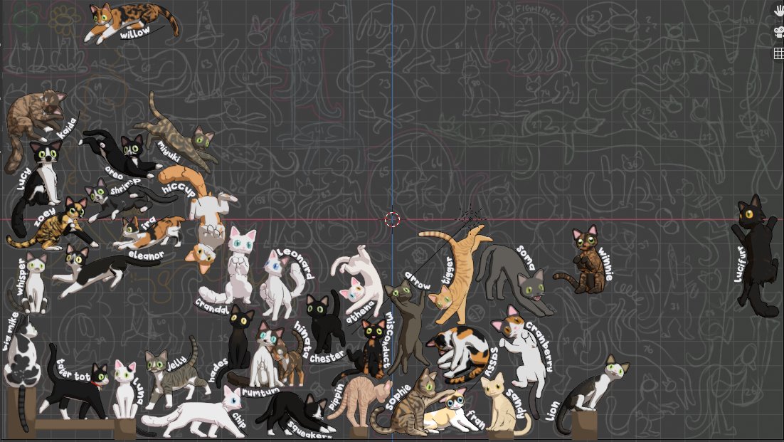 All of the livestream kitties from last week!