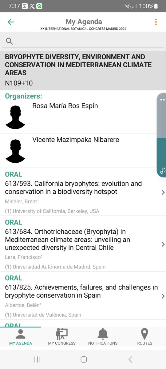 A lot of interesting bryophyte talks scheduled for today at 11h at the #IBC2024 Don't miss the opportunity to deeper into Mediterranean diversity!! With <a href="/OrthotreePro/">@OrthotreeProject</a> <a href="/FLara_bryo/">Francisco Lara</a> <a href="/PalomaAntartica/">Paloma Antartica</a>