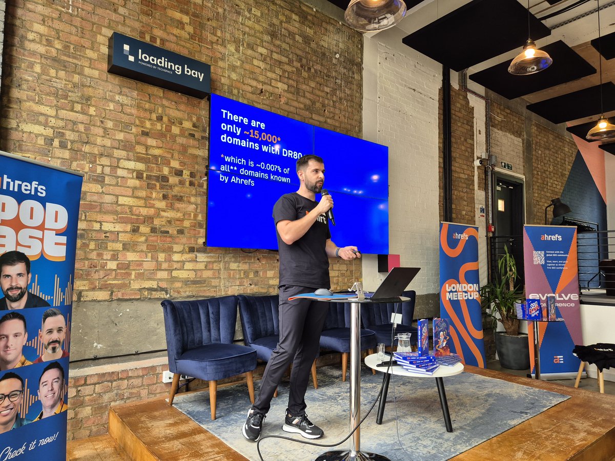 ahrefs's tweet photo. Our first London meet-up was a huge success! 🇬🇧 Where shall we host next? 🤗 https://t.co/cN8l0ny6n0