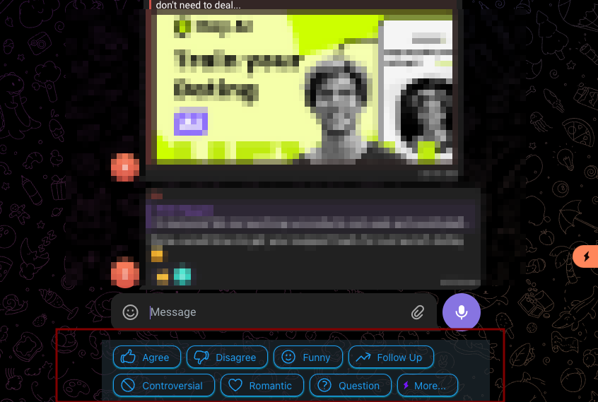 SmartEreplyNew's tweet photo. 🚀 Our new feature, Quick Reply, is coming soon! for Telegram🕰️ Stay tuned for a seamless messaging experience like never before! 💬 #TelegramRevolution #QuickReply #MessagingMadeEasy #SmartEReply #buildinpublic https://t.co/pCfUkKZfpU