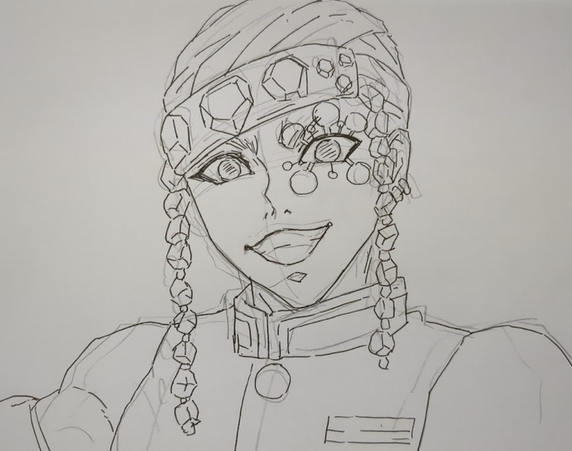 #1日1模写Ⅳ 212/365 鬼滅の刃 宇髄天元