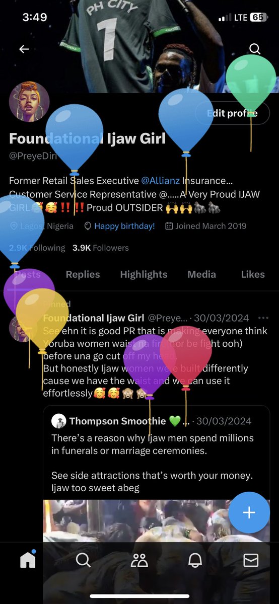 PreyeDiri's tweet image. My Birthday!!!💃🏽💃🏽💃🏽💃🏽💃🏽💃🏽💃🏽
Everyone wish your favorite girl a happy birthday 🥰🥰🙈🙈🙈