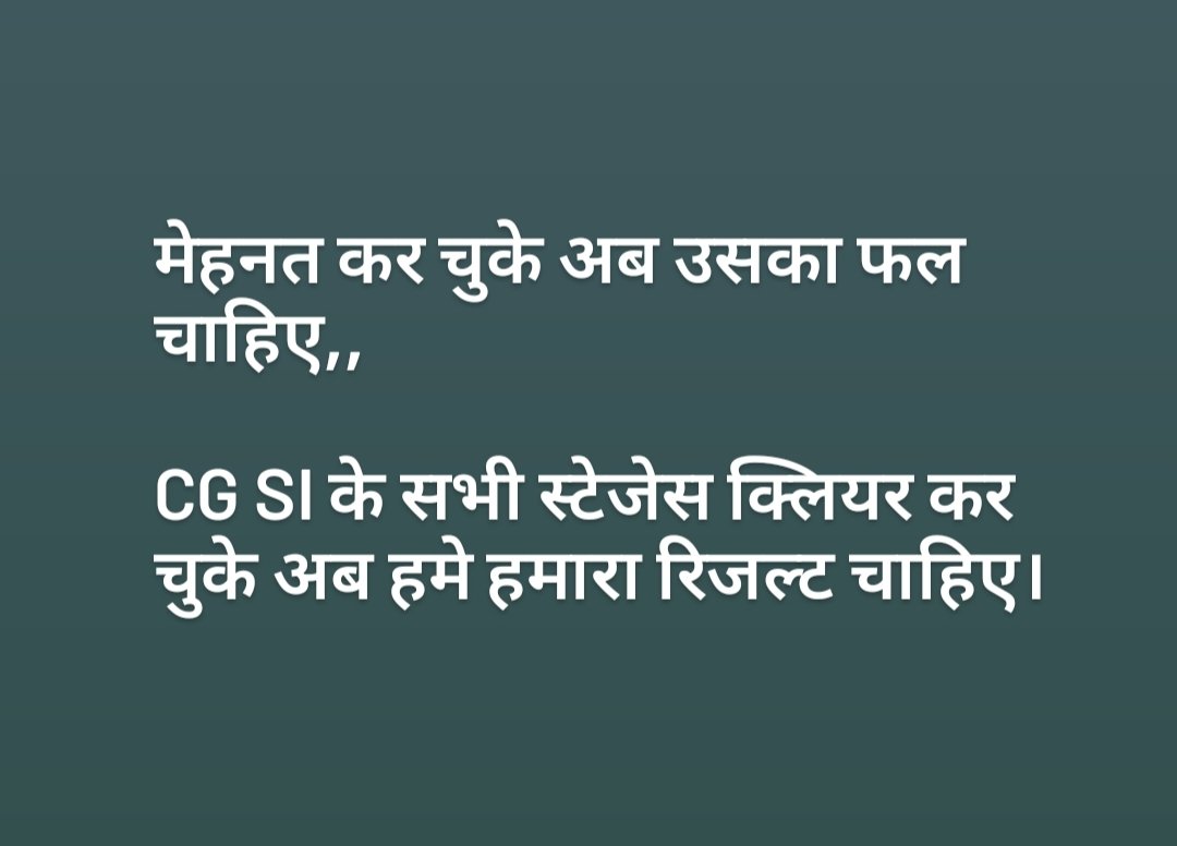 Miss_Aashma_'s tweet photo. CG SI रिजल्ट जारी करो 
@vijaysharmacg @ArunSao3 @vishnudsai @KiranDeoBJP @ChhattisgarhCMO @IBC24News @VistaarNews @ZeeMPCG
#subinspector_final_result_jari_karo https://t.co/90qVftTt3z