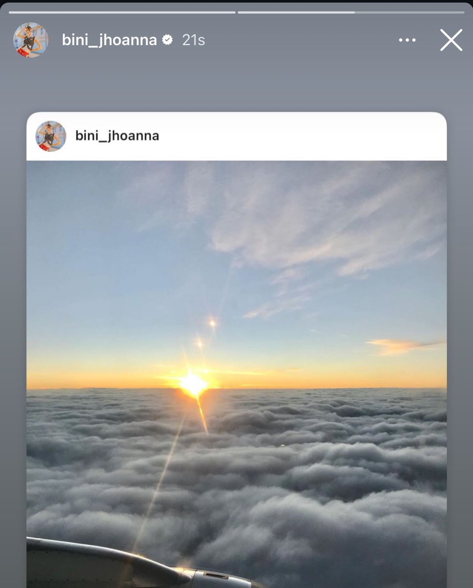 tausjnk's tweet photo. Jhoanna reposted it on her IG story 🥺

“Sa susunod na magpost ako ng ganitong picture, sana papunta na kami sa lugar na tatawagin na naming BINI World Tour” 

HER MANIFESTATION Y’ALL!! 😭💖 https://t.co/Is68kcuIGk