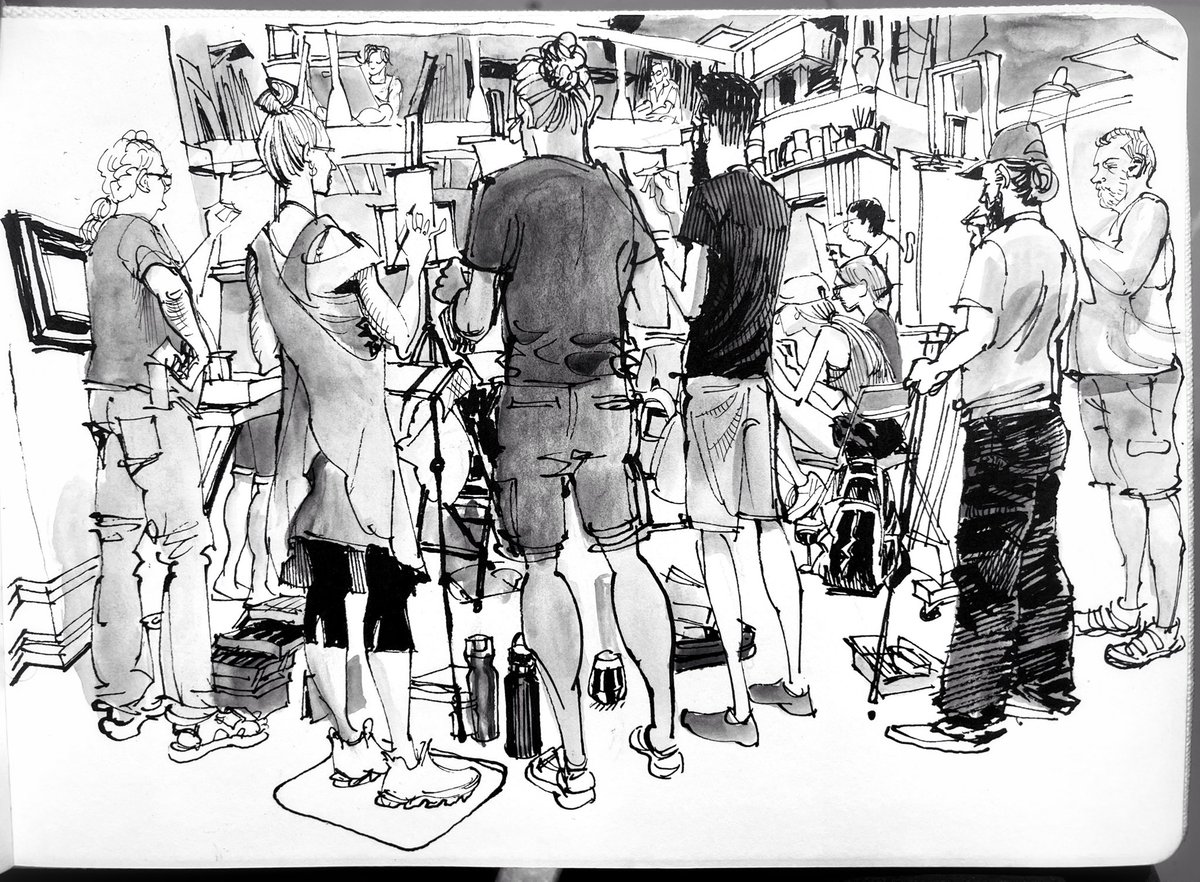 Wednesday evening figure group