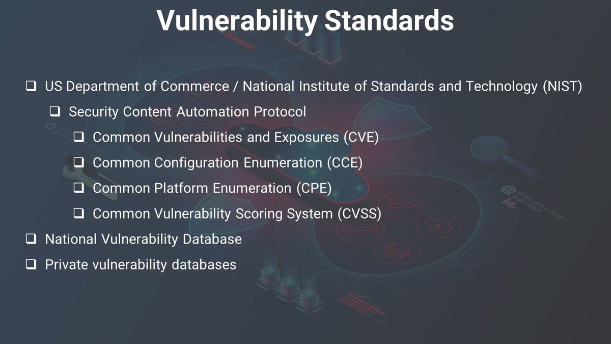 felix_hud's tweet image. Today I learned about vulnerability management, vulnerability standards, and creating a vulnerability management plan. These are essential for maintaining robust security practices. 
#LSPPDay55 #60DaysOfLearning2024 #LearningWithLeapfrog @lftechnology
