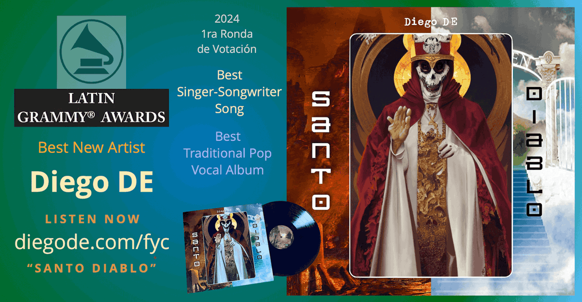 ddpmusicla's tweet photo. My new album, has been accepted as an official entry into the LATIN GRAMMY Awards® for the first round’s voting process.

Thank you for your consideration!!

Best Singer-Songwriter Song
Best Traditional Pop Vocal Album
Best New Artist

https://t.co/cgtXiyP7Ie https://t.co/lEX6F0necr