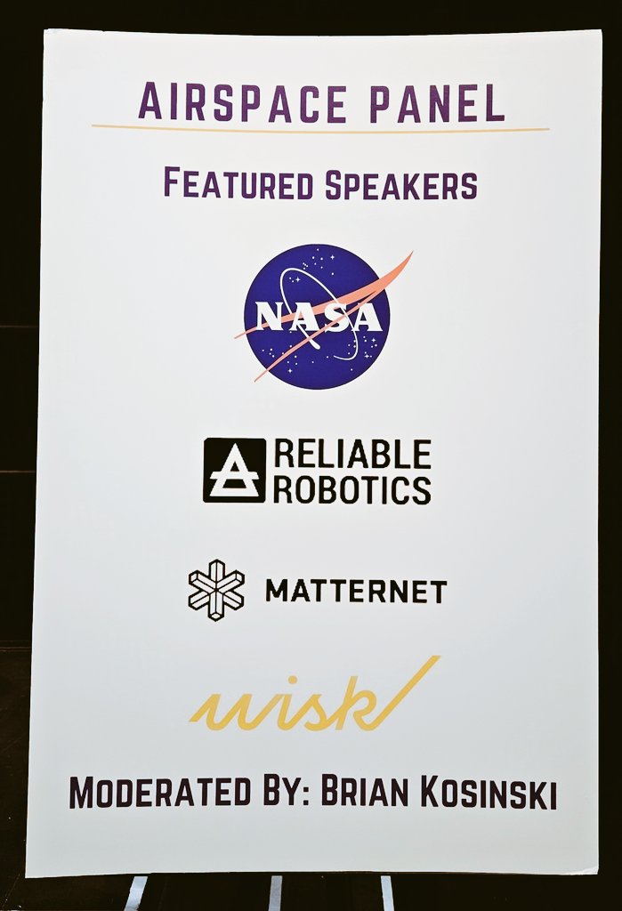 jadfoo's tweet photo. Very interesting panel presentation in Mtn View this evening.  Speakers from 3 UAV companies + NASA.  From delivery drones to unmanned air taxis to automated planes. Lots of cool stuff on the horizon.  #UAV #drones #flight #aeronautics https://t.co/ihKnLfuH6d