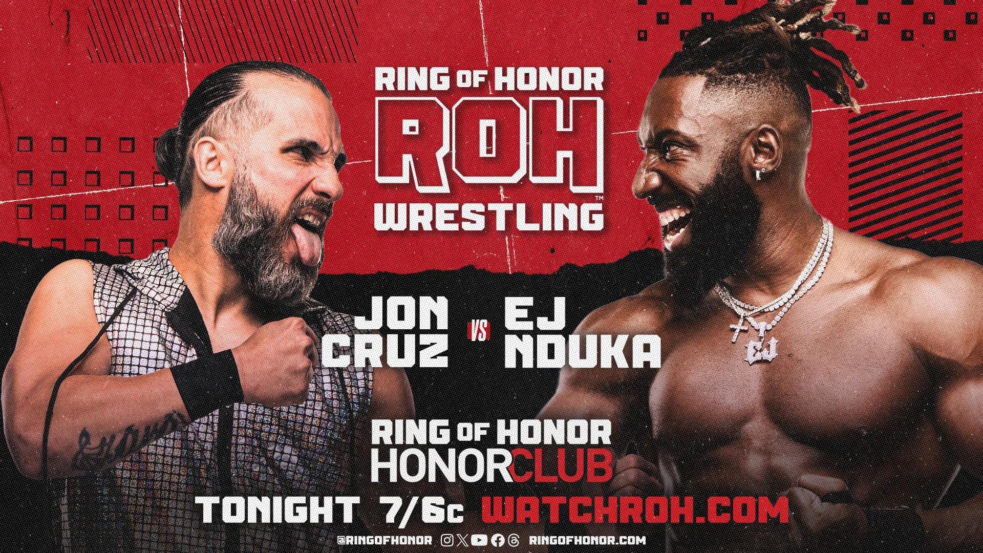 ROH Ring of Honor Wrestling on X EjTheJudge makes his Ring of Honor debut TONIGHT as he takes on JonCruz in singles competition Watch ROH TV on HonorClub at https t 8dcdtxr3sN